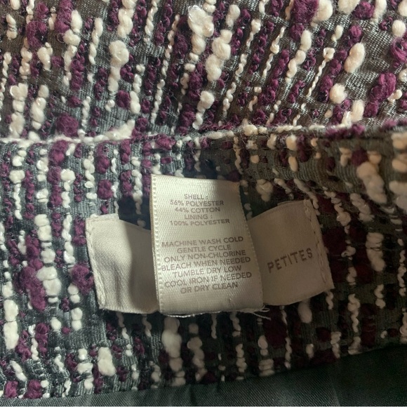 LOFT Tweed Skirt Size 00P - Picture 6 of 9